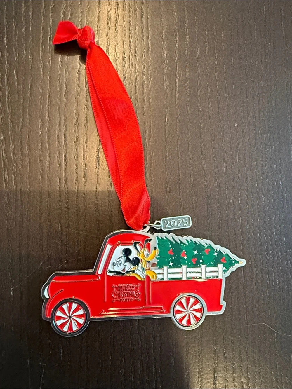 Disney World Exclusive Very Merry Christmas Party Ornament with Mickey and Pluto